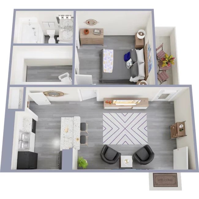 Plan A 901 floor plan